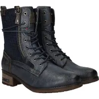 Mustang Veterschoenen Hoog Veterschoenen Hoog - Blauw - Maat 37