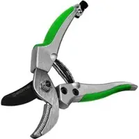 GRUNTEK Gartenschere TUKANE, Amboss, Aluminiumgriff mit Softgrip, Schneidleistung bis 18 mm Ø