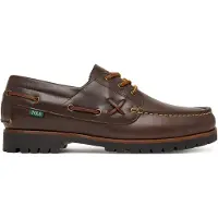 Ralph Lauren für Herren. 812913545002 Ranger Bootsschuhe aus braunem Leder (42), Wohnung, Schnürsenkel, Lässig, Klassisch