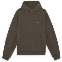 Lyle & Scott Hoodie Herren Heavy Laundered Soft Black-XXL