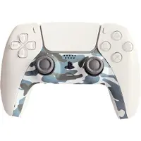Piranha PS5 Controller Skins - Camo Blue