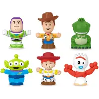 Mattel Little People Disney Pixar Toy Story, 6-teiliges Figurenset für Kleinkinder und Kinder, 1,5 Jahr(e), Mehrfarbig, Kunststoff