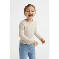 Kids Only Langarmshirt "KOGNELLA L/S O-NECK TOP JRS NOOS" Materialmix