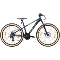 Bikestar Alu Mountainbike 26 Zoll | 21 Gang Hardtail Sport MTB 13 Zoll Rahmen Scheibenbremse Federgabel | Blau