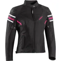 Ixon Ilana Evo Schwarz Fuchsia Damen Motorrad Textiljacke Größe XS