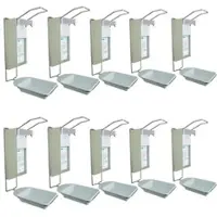 MCD Medical Care Dental GmbH 10 Desinfektionsspender mit Abtropfschale | Alu/Kunststoff | 1000 ml