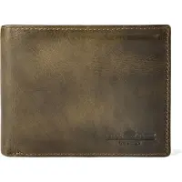 Green Burry Greenburry Geldbörse Leder Newport Herren Portemonnaie 12x9,5 cm grün
