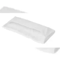 EXKLUSIV HEIMTEXTIL Gartenstuhlauflage mit Kapuze 500g/m2 60 x 120 x 20 cm Weiß