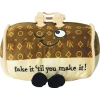 The Source Punchkins Designer Handtasche Kuscheltier mit dem Spruch Fake it till you make