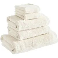 Marc O'Polo Frottierset, Beige, Textil, 5-teilig, Uni, Gots, Badtextilien, Handtuch-Sets