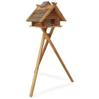 Habau Vogelhaus »Finnland«, BxHxT: 36 x 39 x 46 cm, Holz - braun