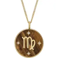Fossil - Gold-plated necklace Virgo Written in the Stars JF04843710