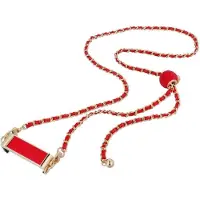 OEM Kette / Seil mit Halter GLAMOUR passen alle Modelle 80mm max Breite RED