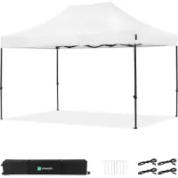 Vonroc Partyzelt – 3 × 4,5 m – Premium Easy-Up Partyzelt | Weiß