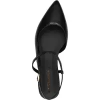 Tamaris Damen Pumps Leder rutschfest Blockabsatz 1-29409-46, Größe:37 EU, Farbe:Schwarz