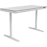 Novel Höhenverstellbarer E-Schreibtisch THEA 2 mit HPL-Tischplatte, 140x70 cm