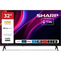 Sharp 32HE2245E 32 Zoll HD Ready LED Fernseher TiVo Smart TV HDR10 Triple Tuner HDMI ARC Frameless