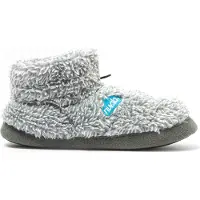 Nuvola . Hausschuhe Herren Damen rutschfester Sohle warm gepolstert bequem grau 34/35 EU - UNBOC