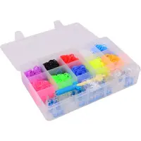 Johntoy Loom Armband Bastelset - 3000 Ringe und Zubehör