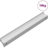 vidaXL Griff Uni 828 pcs Silber 105,7 x 7,4 x 15,5 mm Aluminium