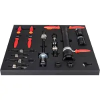 Unior Werkzeugset SOS Rahmenaufbereitung rot, 19-teilig - SET3-2600C-US