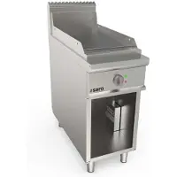 Saro Elektrogriddleplatte 400 mm breit Stand glatt Modell LQ / FTE2BAL