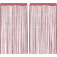 vidaXL Fadenvorhänge 2 Stk. Rosa 140x250 cm