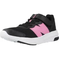 New Balance Unisex für Kinder. PT578V1 578v1 Bungee Lace Schuhe schwarz (32), Wohnung, Schnürsenkel, Klettverschluss, Lässig, Sportlich, Mul