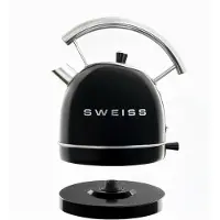 Sweiss Vintage Wasserkocher KTL9 Schwarz