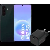 Samsung Galaxy A57 128GB Dunkelblau 5G + BlueBuilt Ladegerät mit USB-C-Anschluss 45 W Schwarz