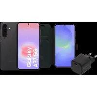 Samsung Galaxy A37 128GB Schwarz 5G + Basis-Zubehörset