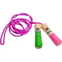 BS Toys Sprintseil Junior 2 Meter Baumwolle/Holz rosa