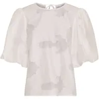 MSCH Copenhagen Damen Tops & T-Shirts Mschorkidea 2/4 Top - Wit - Größe S