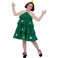 MOM Luxus Mädchen Weihnachtsbaumkostüm