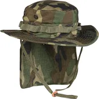 Teesar Brit. Boonie mit Nackenschutz woodland, L