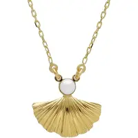 Victoria Cruz A4778-00DG Damen-Collier Tokyo Goldfarben mit Perle