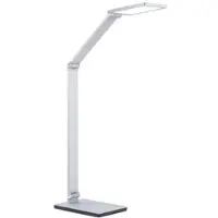 Q-Smart LED Tischleuchte Q-Hannes in Silber tunale white inkl. Fernbedienung