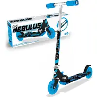 Ozbozz Scooter schwarz blau - Tretroller für Kinder und Erwachsene