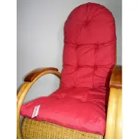 Rattani Auflage/Polster für Schaukelstuhl, Liegestuhl, Ersatzpolster Gr. 130 x 50 x 12 cm, Stoff Nuevo Loneta - EU