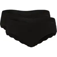 Sloggi Slip "ZERO Modal 2.0 Hipster 2P", Damen, Gr. S, schwarz, Single Jersey, Obermaterial: 82% Modal, 18% Elasthan, Unterhosen Slip, nahtlos und weich