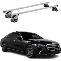 Menabo Dachträger Grundträger für Mercedes S Klasse W223 2020-2025 Stahl Grau 2x