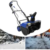 StarTech.com Elektrische Schneefräse/Schneeschleuder - 2400 W Netzbetrieb - Mit Kabel - Handgeschoben - Ohne Akku - Blau