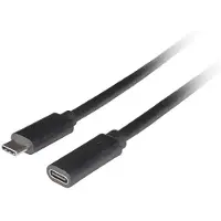Lanberg CA-USBE-20CC-0005-BK, 0,5 m, USB C, USB C, USB 3.2 Gen 1 (3.1 Gen 1), 5 Gbit/s, Schwarz