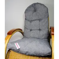 Rattani Auflage/Polster für Schaukelstuhl, Liegestuhl, Ersatzpolster Gr. 130 x 50 x 12 cm, Stoff Nuevo Loneta - EU