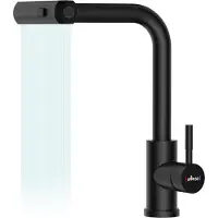 Sonstiges Schwarz Wasserhahn Küche Wasserfall Hochdruck Armatur 3 Strahlarten 360° Edelstahl