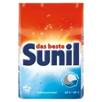 Sunil aktiv Waschmittel 19 Wäschen, Pulver 4013162028627 , 1 Karton = 5 Packungen à 1,216 kg