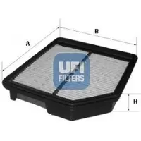 Ufi Luftfilter 30.503.00 für HONDA CIVIC VIII Hatchback (FN, FK) Filtereinsatz