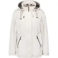 Gil Bret Sommerjacke tailliert mit abnehmbarer Kapuze Stehkragen Gesamtlänge 68 cm