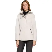 Gil Bret Sommerjacke tailliert mit abnehmbarer Kapuze Stehkragen Gesamtlänge 68 cm