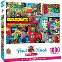 Master Pieces Puzzle mit 1000 Teilen: Food Truck Block Party